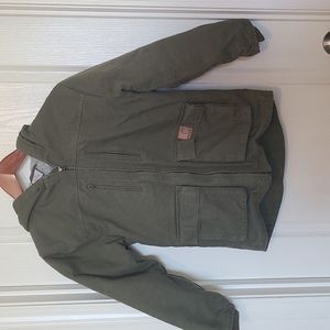Youth Sherpa lined Carhartt hooded jacket